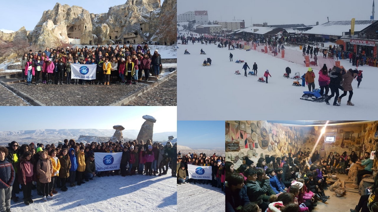 ÖZEL ÇAĞ ORTAOKULU  ERCİYES-KAPADOKYA GEZİSİNDE ÇOK EĞLENDİ.