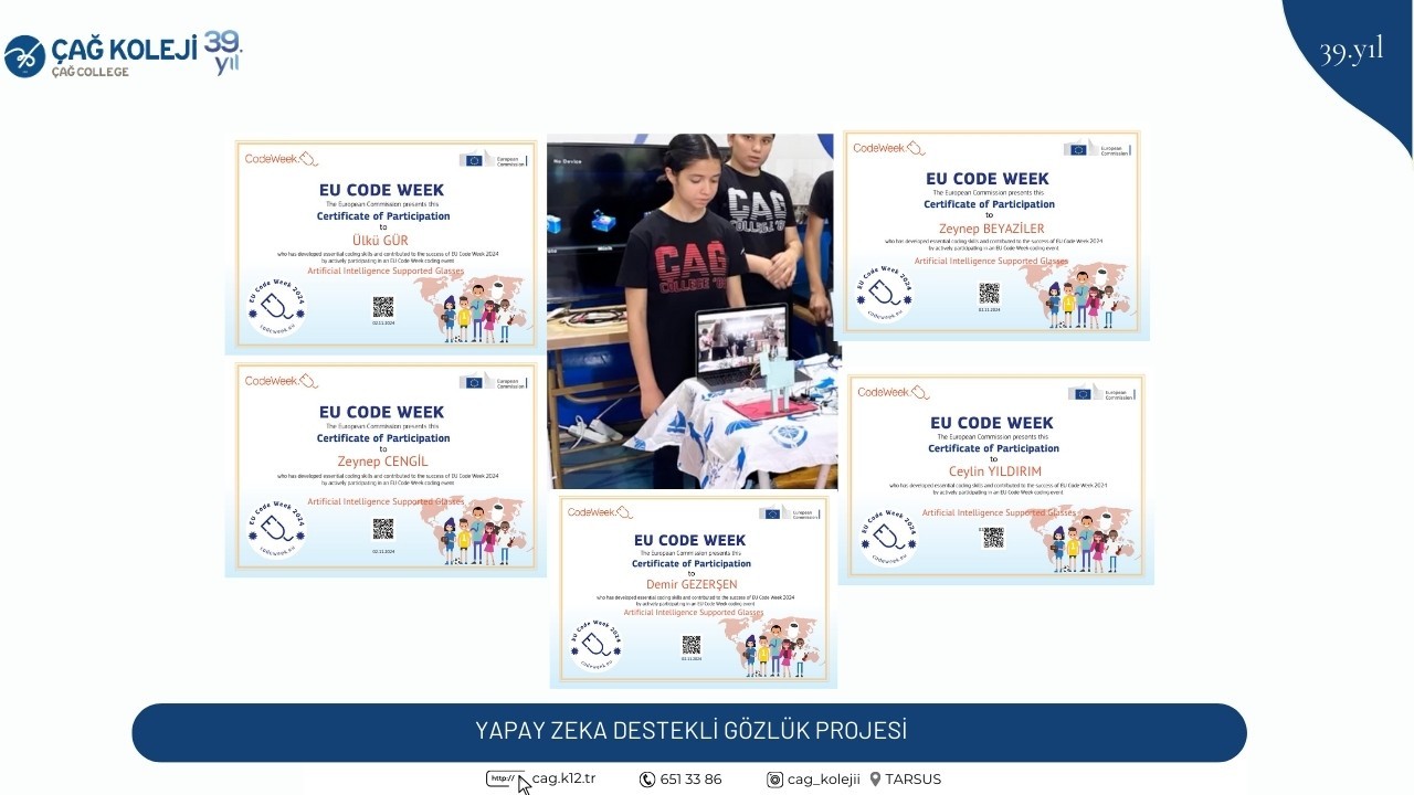 YAPAY ZEKA DESTEKLİ GÖZLÜK PROJESİ