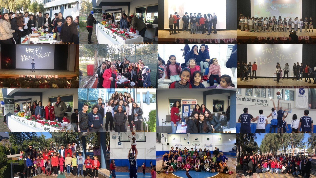 ÇAĞ  KOLEJİ ÖĞRENCİLERİ YENİ YILI  GELENEKSEL YILBAŞI PARTİSİ İLE KARŞILADILAR